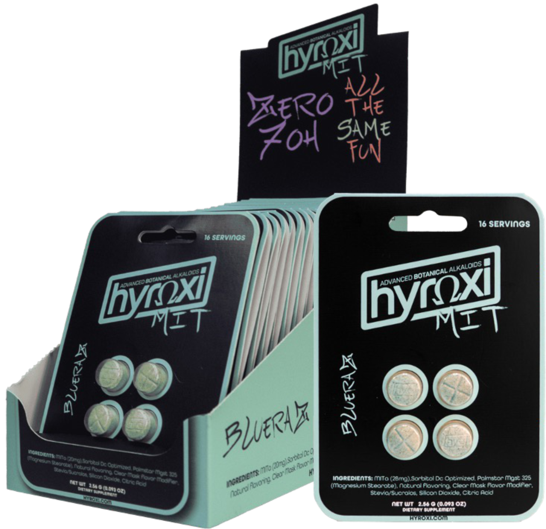 Hyroxi MIT-A Tablets — Blue Raz